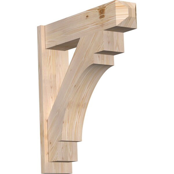 Ekena Millwork Merced Smooth Craftsman Outlooker, Douglas Fir, 7 1/2"W x 30"D x 34"H OUT08X30X34MRC04SDF - main